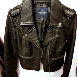 American Eagle Size M leather jacket